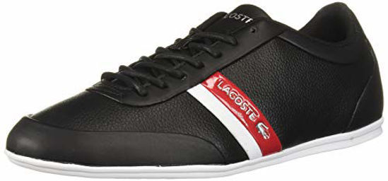 Picture of Lacoste Men's Storda Sneaker, Black/Red, 11 Medium US - Size: 11