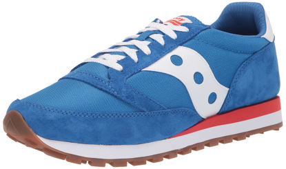 Picture of Saucony unisex adult Jazz 81 Sneaker, Blue/Red, 7.5 Women Men US - Size: 9 Women/7.5 Men