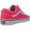 Picture of Vans Men's Old Skool Sneaker, (Neon) Knockout Pink/True White, Size 5.5 - Size: 7 Women/5.5 Men