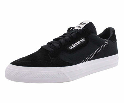 Picture of adidas Originals Men's Continental Vulc Sneaker, Black/White/Black, 10.5 M US - Size: 10.5