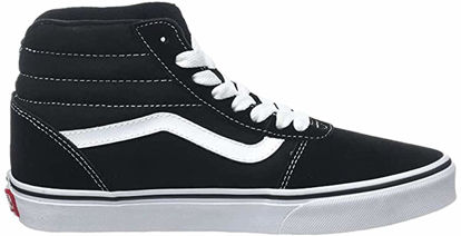 Picture of Vans Men's Hi-Top Trainers, Black Black White 187, 6.5 - Size: 6.5