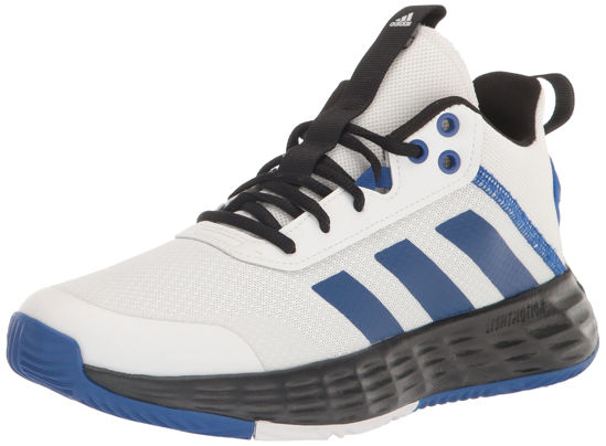 Picture of adidas Men's Own The Game 2.0 Sneaker, White/Team Royal Blue/Core Black, 12 - Size: 12