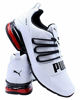 Picture of PUMA Mens Cell Regulate, Puma White-Puma Black-High Risk Red, 7 - Size: 7