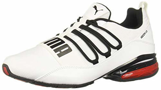 Picture of PUMA Mens Cell Regulate, Puma White-Puma Black-High Risk Red, 8 - Size: 8