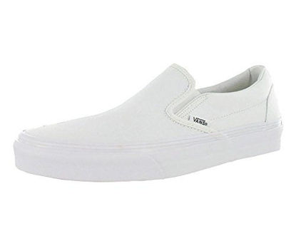 Picture of Vans Unisex Adults? Classic Slip On Trainers True White - Size: 13.5 Women/12 Men