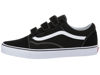 Picture of Vans Men's Old Skool V Sneaker, (Suede/Canvas) Black/True White, Size 10.5 - Size: 12 Women/10.5 Men