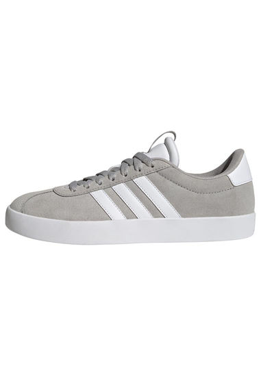 Picture of adidas Women's Vl Court Sneaker, Grey Two Cloud White Silver Metallic, 9 UK - Size: 10.5