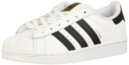 Picture of adidas Originals unisex child Superstar Sneaker, White/Black/White, 4.5 Big Kid US - Size: 4.5 Big Kid