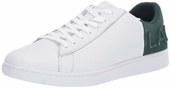 Picture of Lacoste Men's Carnaby EVO Sneaker, White/Dark Green, 7 Medium US - Size: 7