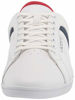 Picture of Lacoste men's Chaymon Club 0120 1 Cma Sneaker, White/Navy/Red, 8.5 US - Size: 8.5