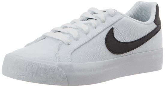 Picture of Nike Womens Court Royale AC CNV Trainers CD5405 Sneakers Shoes (UK 3 US 5.5 EU 36, White Black 100) - Size: 5.5