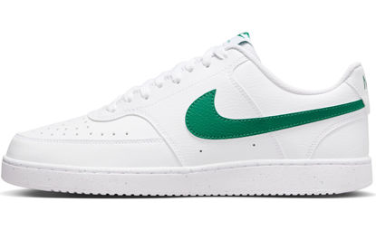 Picture of Nike Court Vision Low Next Nature Men's Shoes (DH2987-111, White/Malachite) Size 7.5 - Size: 7.5