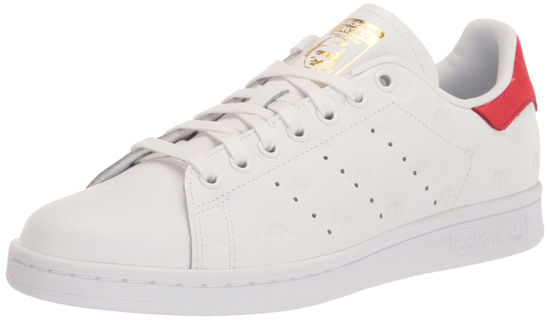 Picture of adidas Originals Women's Stan Smith Sneaker, White/Better Scarlet/Gold Metallic, 10 - Size: 10