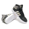 Picture of adidas Women's Hoops 3.0 Mid Shoes Sneakers, Carbon Black Cloud White Footwear White, 4 UK - Size: 5.5