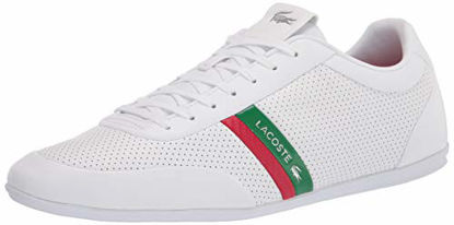 Picture of Lacoste men's Storda 0120 1 Cma Sneaker, White/Green, 8.5 US - Size: 8.5