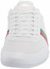 Picture of Lacoste men's Storda 0120 1 Cma Sneaker, White/Green, 8.5 US - Size: 8.5