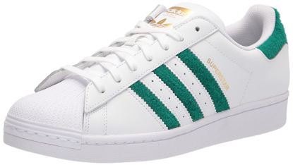 Picture of adidas Originals Men's Superstar Sneaker, White/White/Gold Metallic, 11.5 - Size: 11.5