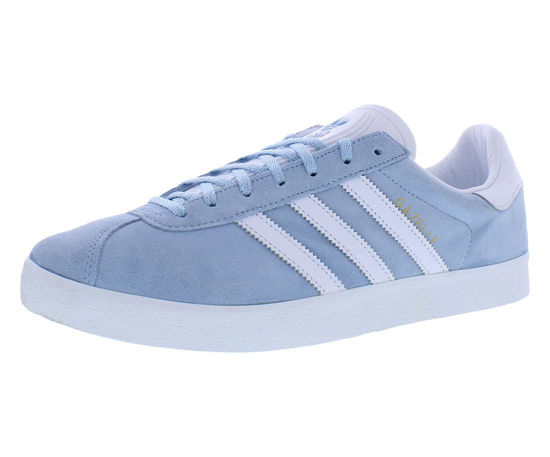 Picture of adidas Gazelle 85 Mens Shoes Size 12, Color: Semi Blue/Cloud White - Size: 12