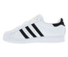 Picture of adidas Originals Mens Superstar Chenille Low Top Sneaker Shoe, White/Core Black/Gold, 8 - Size: 8