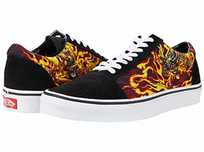 Picture of Vans Men's Old Skool, (Samurai Raising) Black/True White, Size 6.5 - Size: 8 Women/6.5 Men