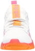 Picture of adidas Kaptir Flow Sneaker, White/Pulse Magenta/Crew Orange, 11 US Unisex Little Kid - Size: 11 Little Kid