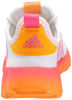 Picture of adidas Kaptir Flow Sneaker, White/Pulse Magenta/Crew Orange, 11 US Unisex Little Kid - Size: 11 Little Kid