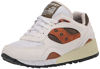 Picture of Saucony Unisex Shadow 6000 Sneakers, White/Rust, 5.5 US Men - Size: 7 Women/5.5 Men