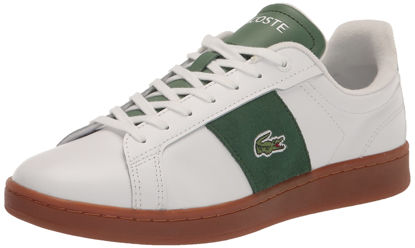 Picture of Lacoste Men's Carnaby Sneaker, White/Gum, 7.5 - Size: 7.5