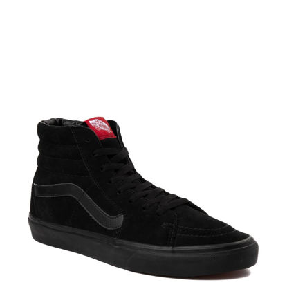 Picture of Vans U SK8-HI Black Black Suede Size 8 - Size: 9.5 Women/8 Men