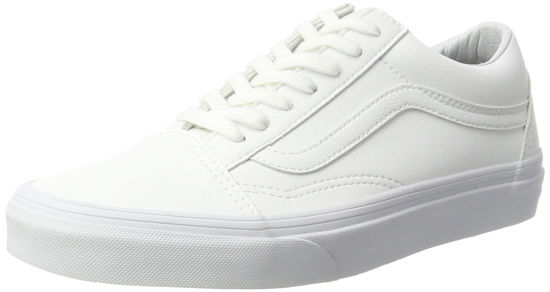 Picture of Vans Men's Old Skool, White Classic Tumble True White, 6.5 - Size: 6.5