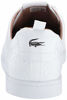 Picture of Lacoste Men's Carnaby Sneaker, White/Black Pattern Stripe, 10.5 Medium US - Size: 10.5 Medium US