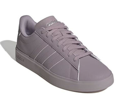 Picture of adidas Women's Grand Court 2.0 Sneaker, Preloved Fig/Preloved Fig/Matte Silver, 10 - Size: 10