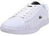 Picture of Lacoste Men's Carnaby Sneaker, White/Black Patent, 8 Medium US - Size: 8