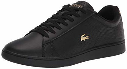 Picture of Lacoste mens Carnaby Evo 0120 1 Sma Sneaker, Black/Black, 13 US - Size: 13