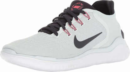 Picture of Nike Women's Free RN 2018 Running Shoe (9 M US, Barely Grey/Oil Grey/White/Geode Teal) - Size: 9