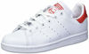 Picture of adidas Originals mens Stan Smith Sneaker, Footwear White/Footwear White/Lush Red, 6 US - Size: 6