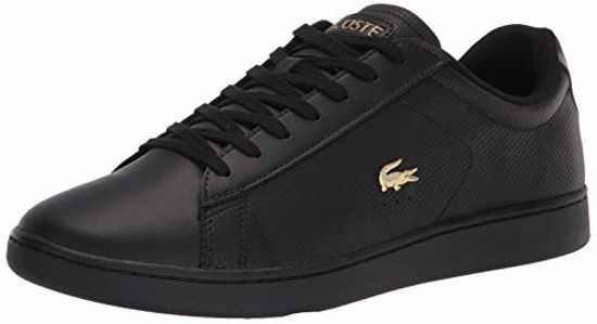 Picture of Lacoste mens Carnaby Evo 0120 1 Sma Sneaker, Black/Black, 11 US - Size: 11