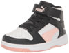 Picture of PUMA Rebound Layup Mid Hook and Loop Sneaker, Black-Rose Dust, 12 US Unisex Little Kid - Size: 12 Little Kid