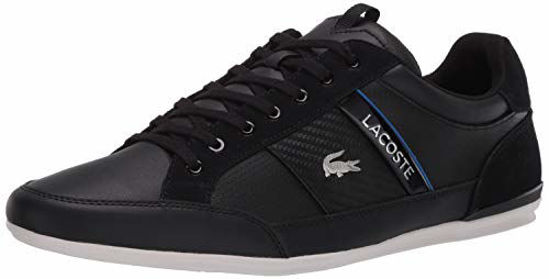 Picture of Lacoste Men's Chaymon 120 7 U CMA Sneaker, Black/Blue, 7.5 Medium US - Size: 7.5