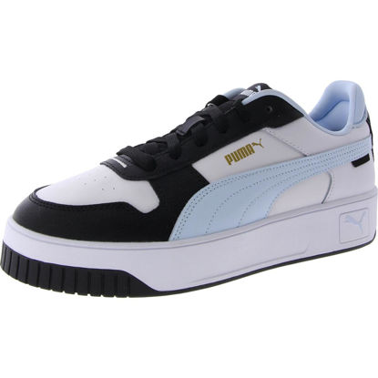 Picture of PUMA Carina Street Womens Sneaker 6 BM US WhiteIcy Blueblack - Size: 6