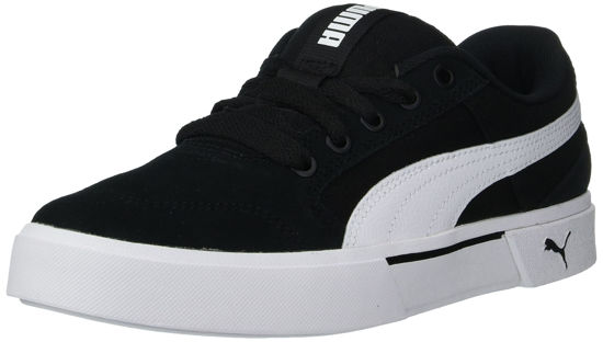 Picture of PUMA mens C-rey Sd Sneaker, Black/White, 10.5 US - Size: 10.5