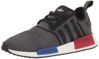 Picture of adidas Originals Men's NMD_R1 Sneaker, Black/Semi Lucid Blue/Glory Red, 12.5 - Size: 12.5