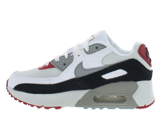 Picture of Nike Air Max 90 LTR (Infant/Toddler) Photon Dust/Particle Grey/Varsity Red 8 Toddler M - Size: 8 Toddler