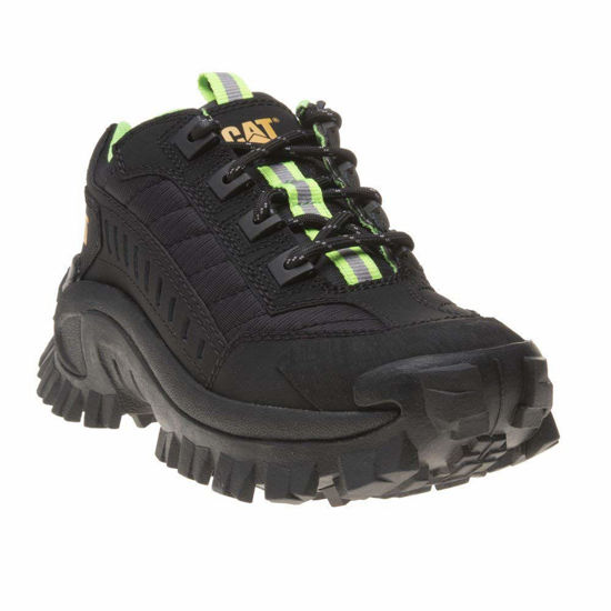 Picture of Caterpillar Unisex Intruder Nubuck Mesh Black Trainers 10-10.5 W / 9 M US - Size: 10 Wide Women/9 Wide Men