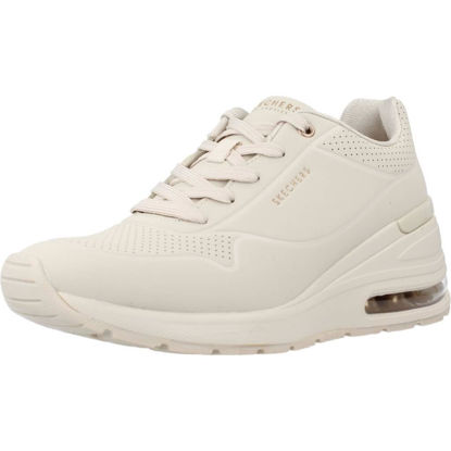 Picture of Skechers Women's Million Elevated Air Sneaker, Off-White, 8.5 - Size: 8.5