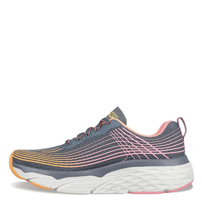 Picture of Skechers Women's MAX Cushioning Elite-Galaxy Burst Sneaker, Gray/Orange, 10 - Size: 10