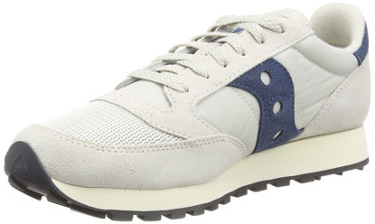 Picture of Saucony Unisex Low-Top Sneakers, Tan,Navy, 4.5 US Men - Size: 4.5