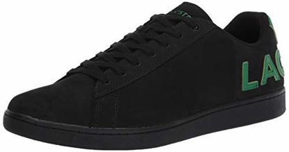 Picture of Lacoste Men's Carnaby Sneaker, Black/Green, 13 Medium US - Size: 13