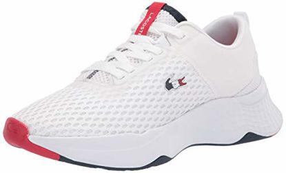 Picture of Lacoste men's Court-drive 0120 3 Sma Sneaker, White/Navy/Red, 7 US - Size: 7