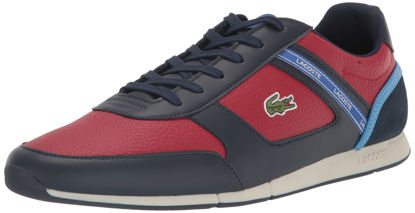 Picture of Lacoste Men's Menerva Sport Sneaker, NVY/Red, 8 - Size: 8